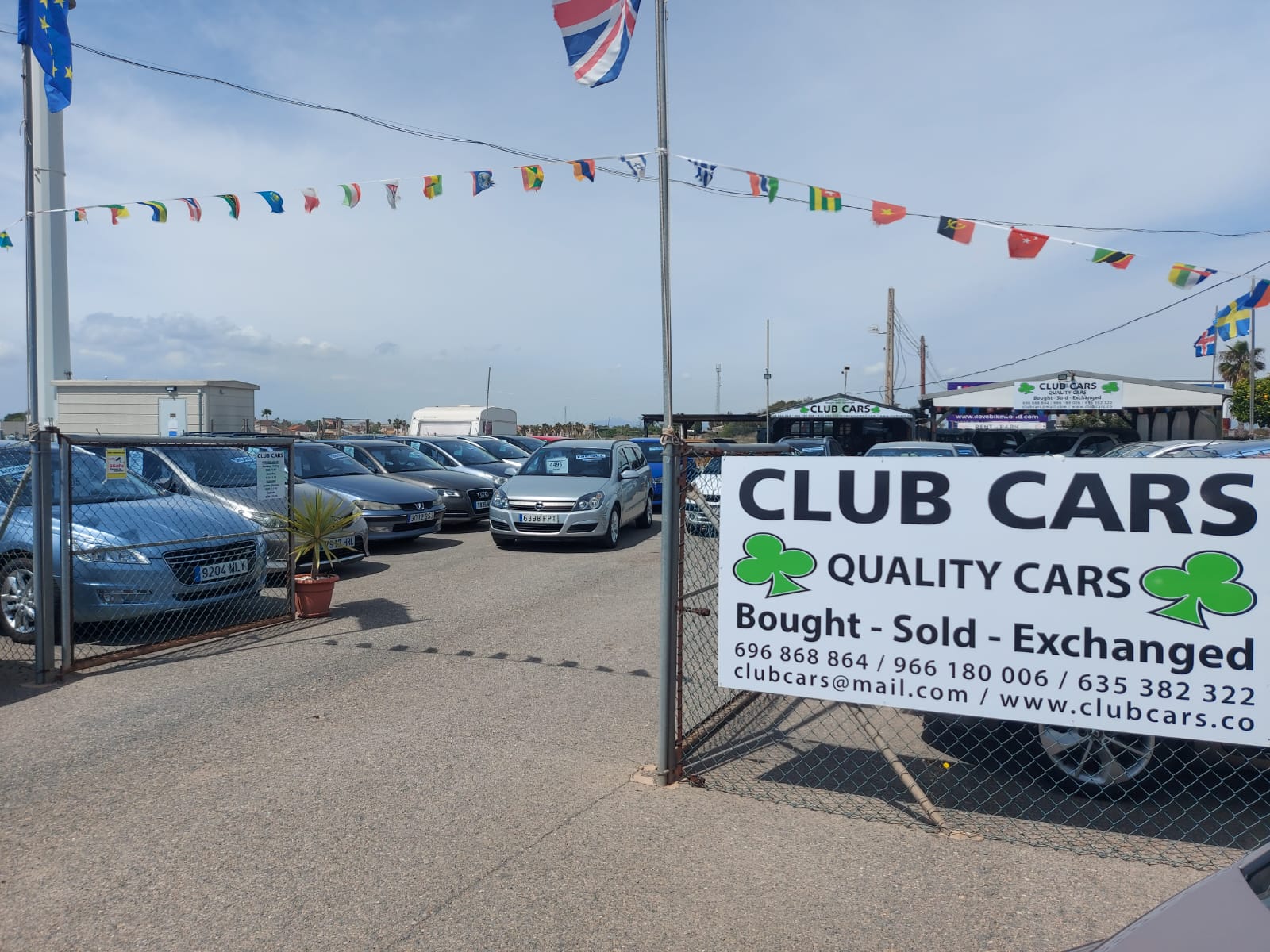 Club Cars showroom